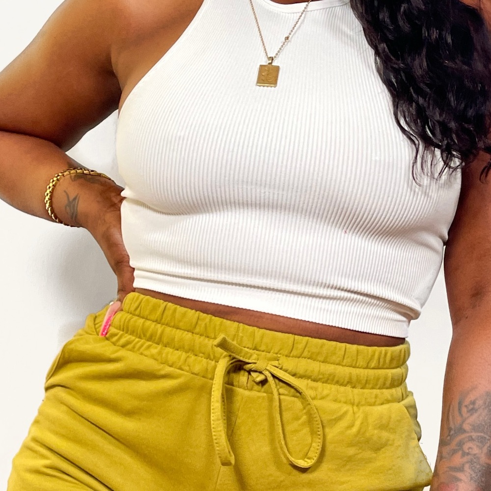 The Nova Ribbed Cropped Top
